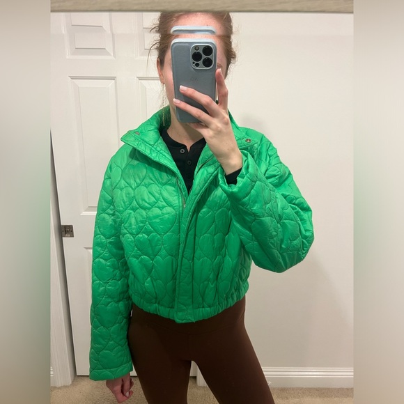 &merci green puffer - Picture 3 of 4